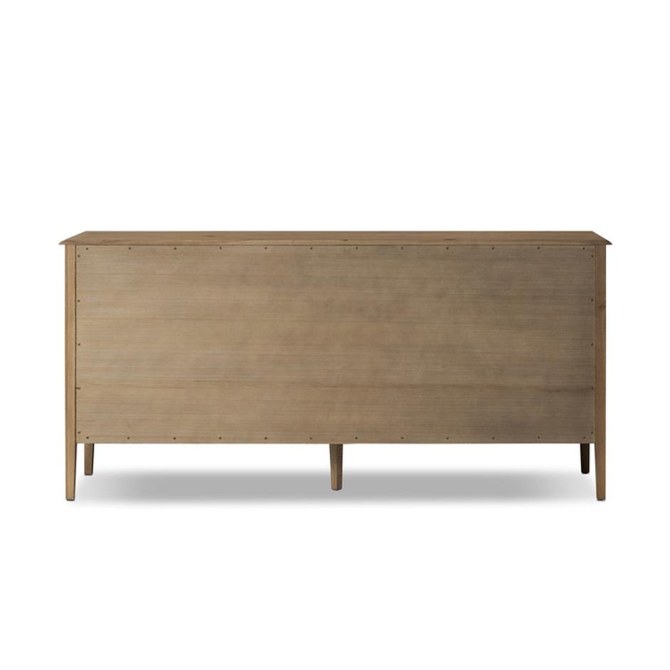 Maggie 6 Drawer Dresser - Aged Smoked Oak Resawn by Four Hands