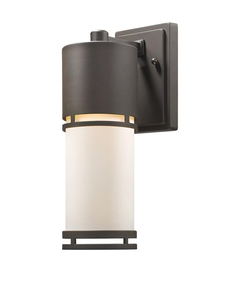 Luminata Outdoor LED Wall Light in Deep Bronze Finish by Z-Lite