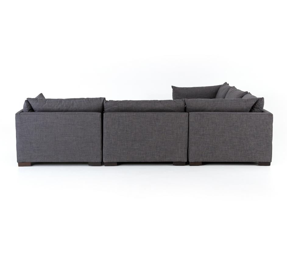 WESTWOOD 5-PIECE SECTIONAL-BENNETT CHARCOAL by FOUR HANDS