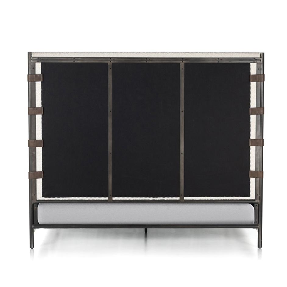 Anderson Bed In Knoll Natural In King by FOUR HANDS