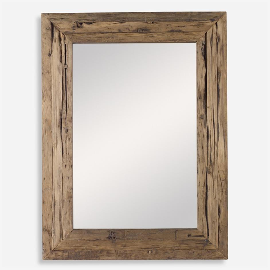 Rennick Rustic Wood Mirror by Uttermost