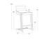 WEBBER COUNTER STOOL - BRAVO COGNAC by Sunpan