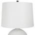 Collar Gloss White Table Lamp by Uttermost