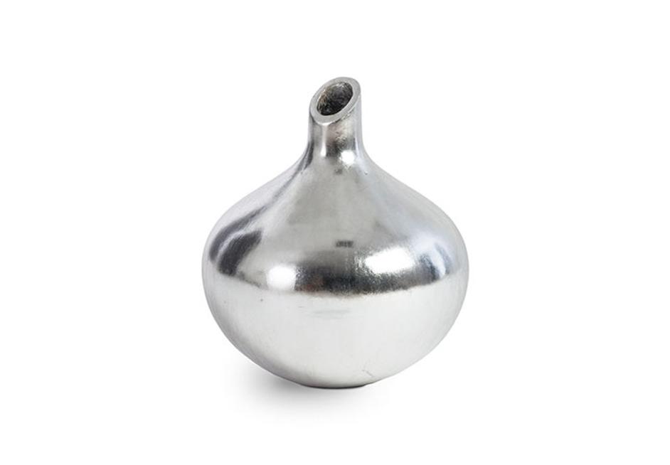 Katha Vase, Silver Leaf by PHILLIPS COLLECTION