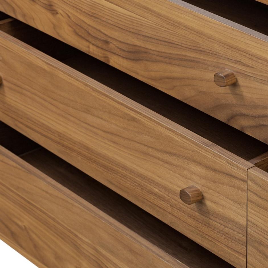 Arturo 9 Drawer Dresser - Natural Walnut Veneer by Four Hands