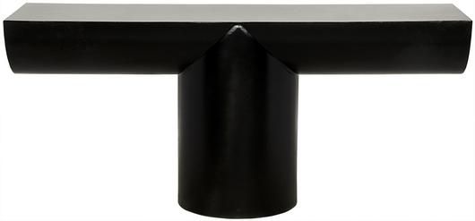 T Console, Black Steel by Noir Furniture