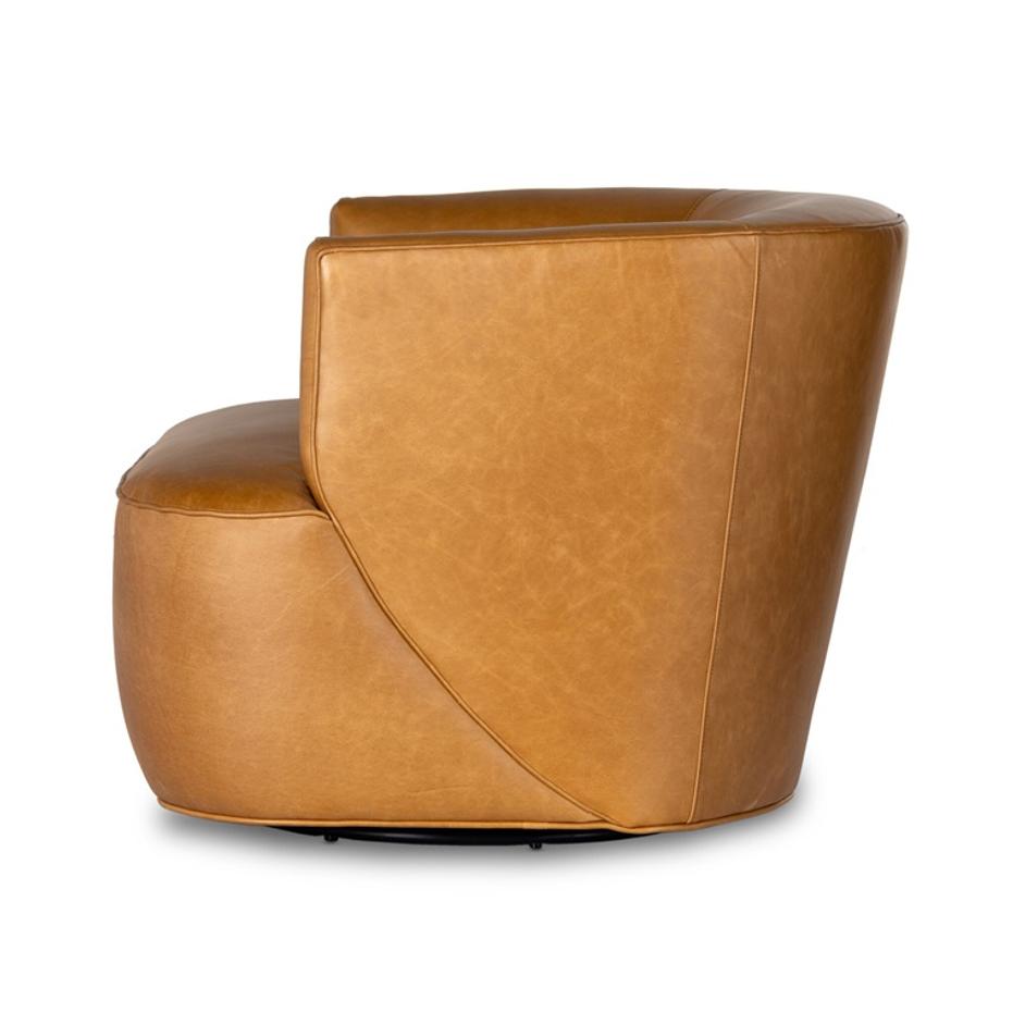 Mila Swivel Chair - Osorno Camel by Four Hands