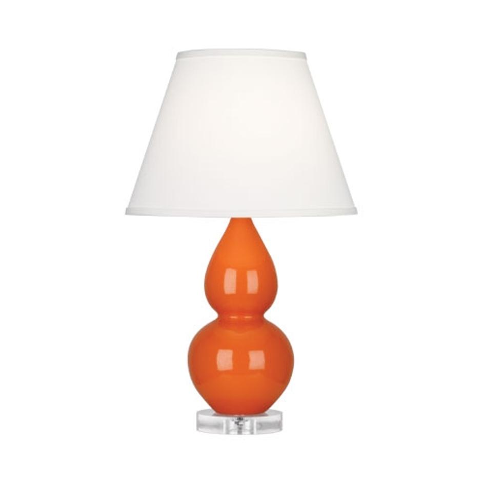 Pumpkin Small Double Gourd Accent Lamp by Robert Abbey