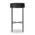 Nocona Bar + Counter Stool - Black Leather by Four Hands