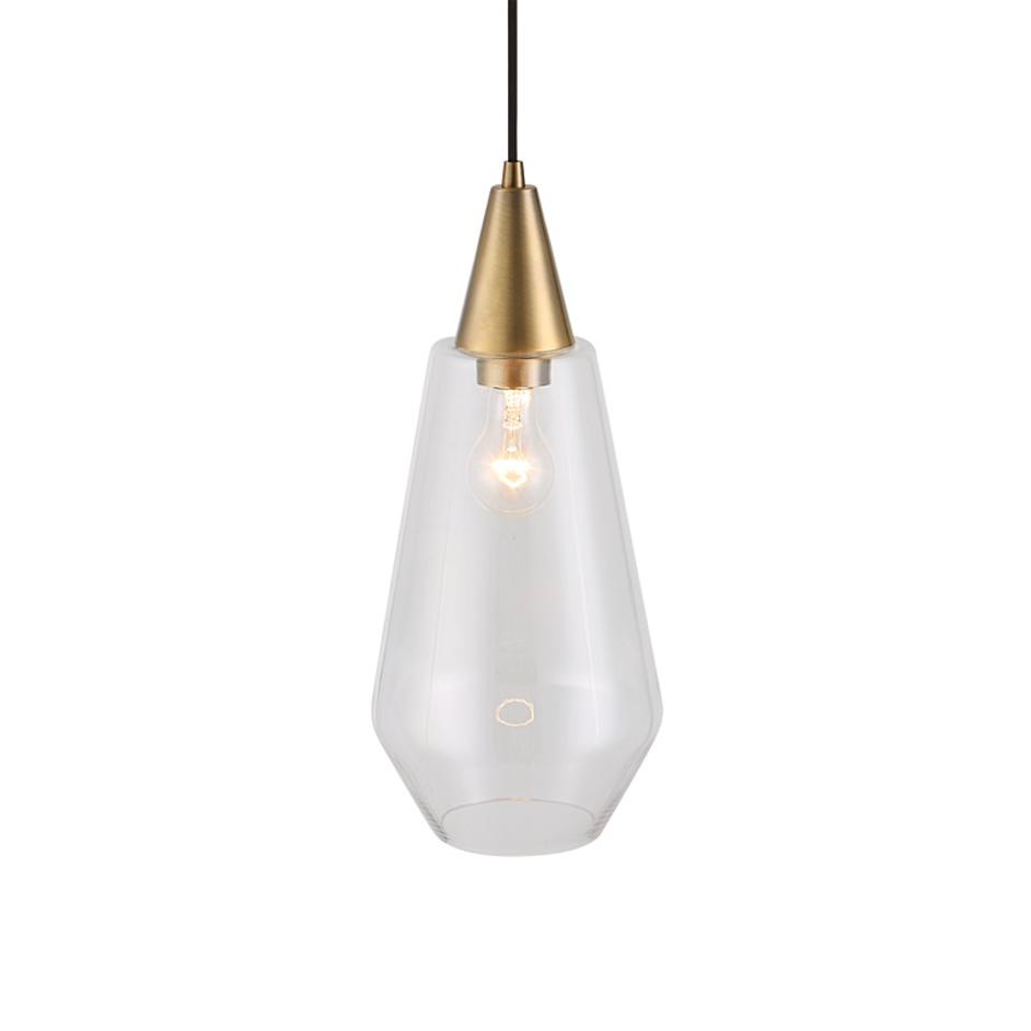 Eichler Antique Brass 1 Light Mini Pendant by Uttermost