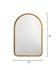 Arch Iron Wall Mirror, Gold by Jamie Young