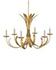 Bette Gold Chandelier In Grecian Gold Leaf by Currey & Company