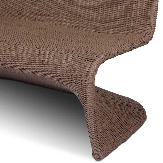 Portia Outdoor Dining Bench - Tanned Weave by Four Hands