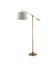 Maxstoke Floor Lamp In Antique Brass by Currey & Company