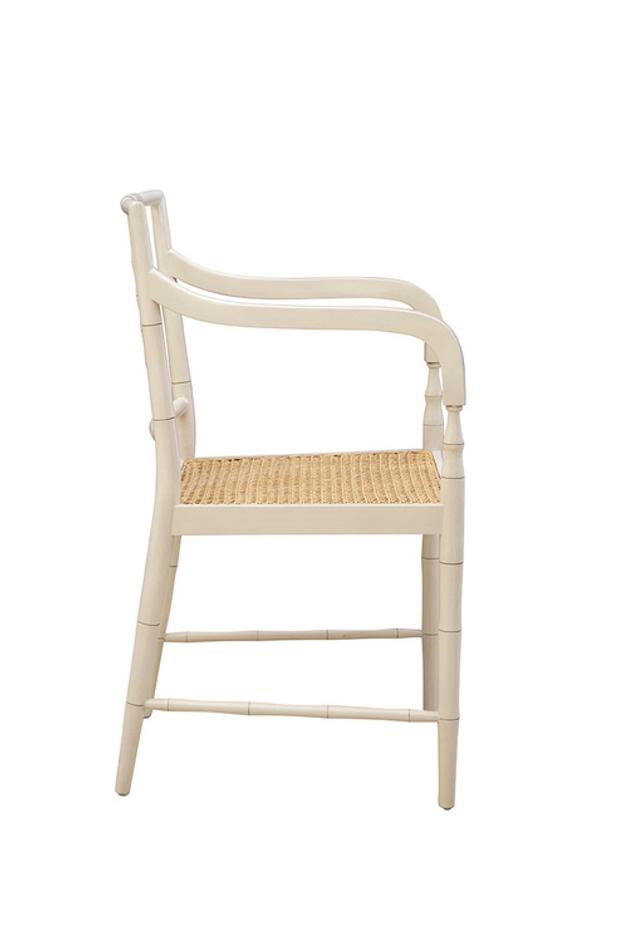 Cream Reynolds Arm Chair by Furniture Classics