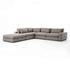 Bloor Sectional Laf in Chess Pewter by FOUR HANDS