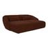 Amelia Double Chaise Modular Sectional Chestnut by Moes Home