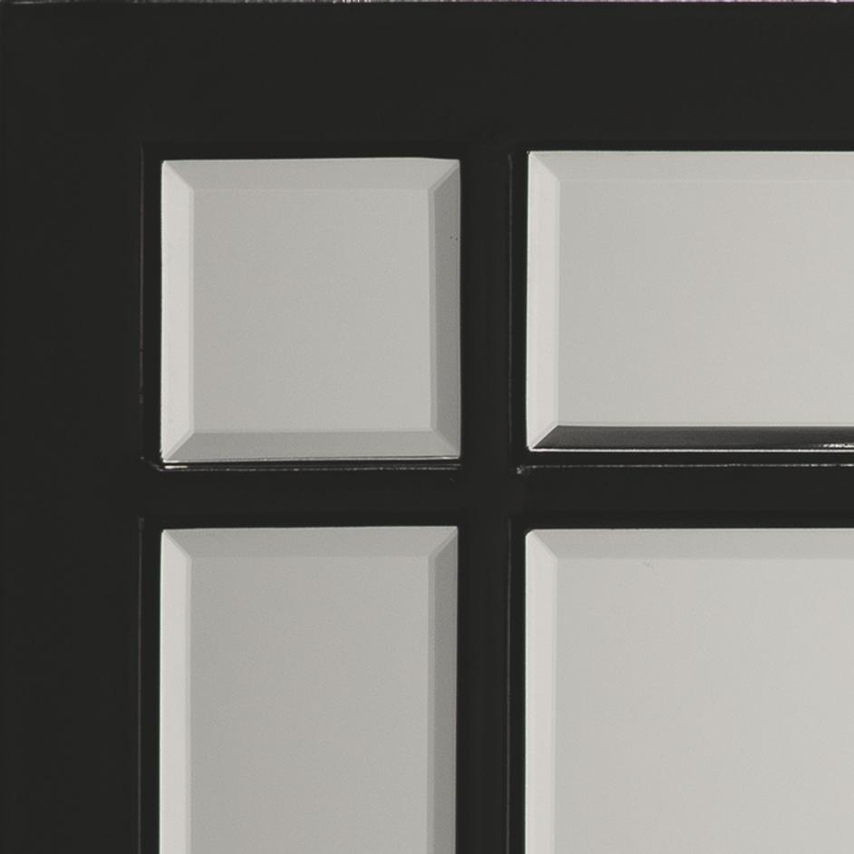 Chelsea Iron Rectangle Wall Mirror, Black by Jamie Young