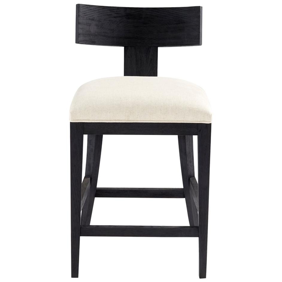 Sedia Counter Stool in Black by Cyan Design