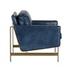 Chazzie Club Chair Blue by Classic Home