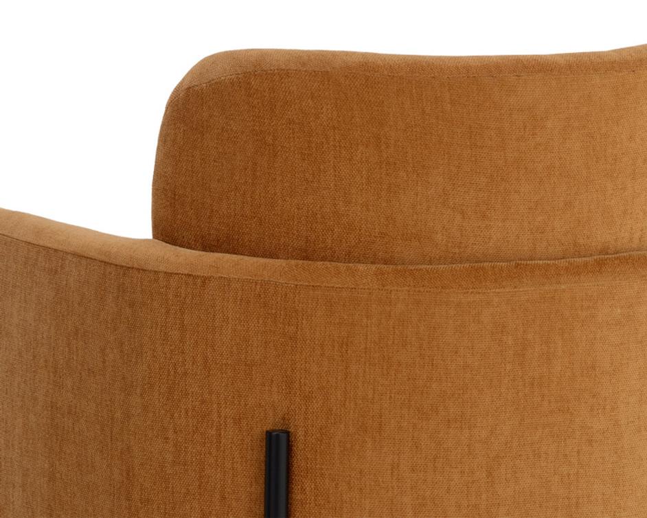 RICHIE DINING ARMCHAIR - BLACK - DANNY AMBER by Sunpan