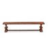 Charles 82" Bench, Earth by Home Trends & Design
