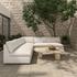 Miles Outdoor Modular 5 Piece White by Moes Home