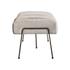 Merritt Velvet Fabric Pleated Bench In Dulce Sand by New Pacific Direct