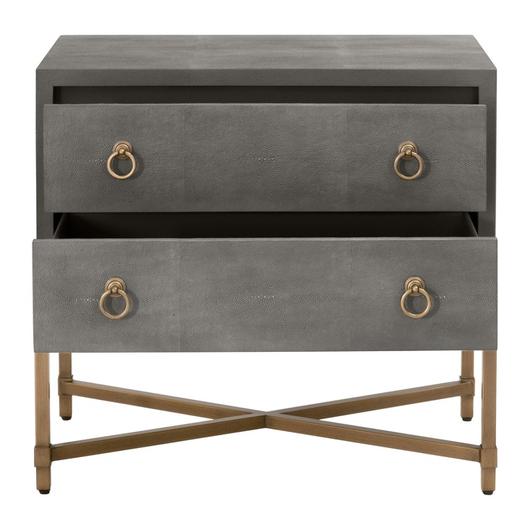 Strand Shagreen 2-Drawer Nightstand by Essentials For Living