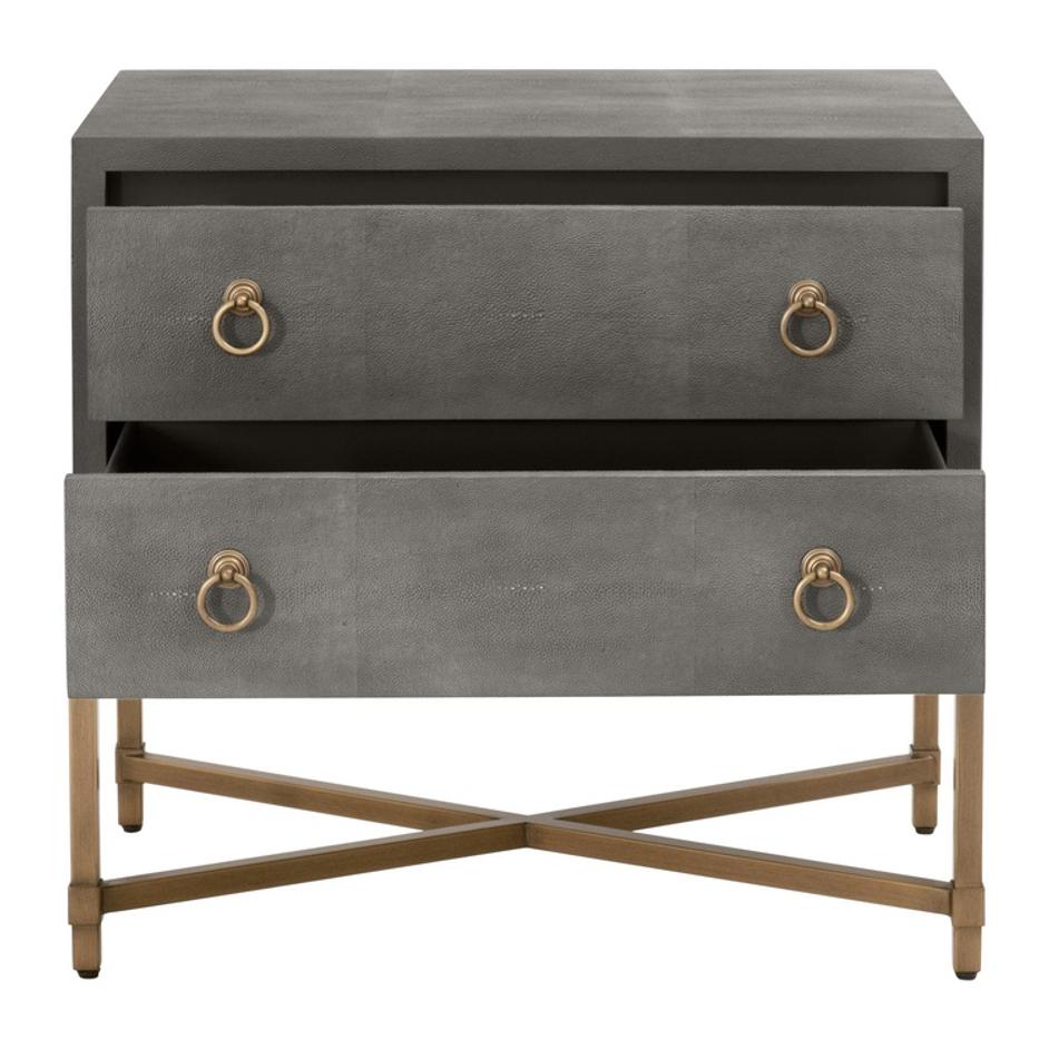 Strand Shagreen 2-Drawer Nightstand by Essentials For Living