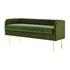Marsha KD Velvet Bench, Dainty Green by New Pacific Direct