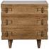 David 32" Side Table, Dark Walnut by Noir Furniture