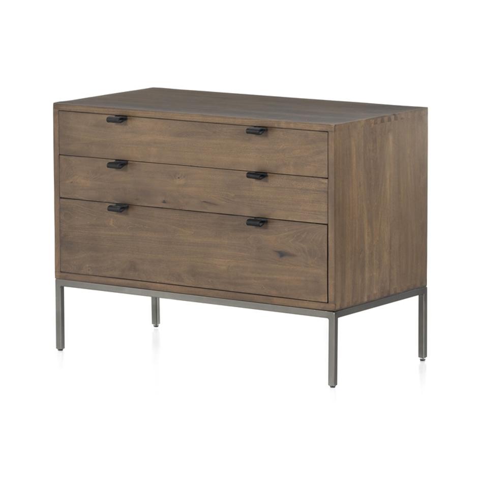 Trey Large Nightstand In Auburn Poplar by FOUR HANDS