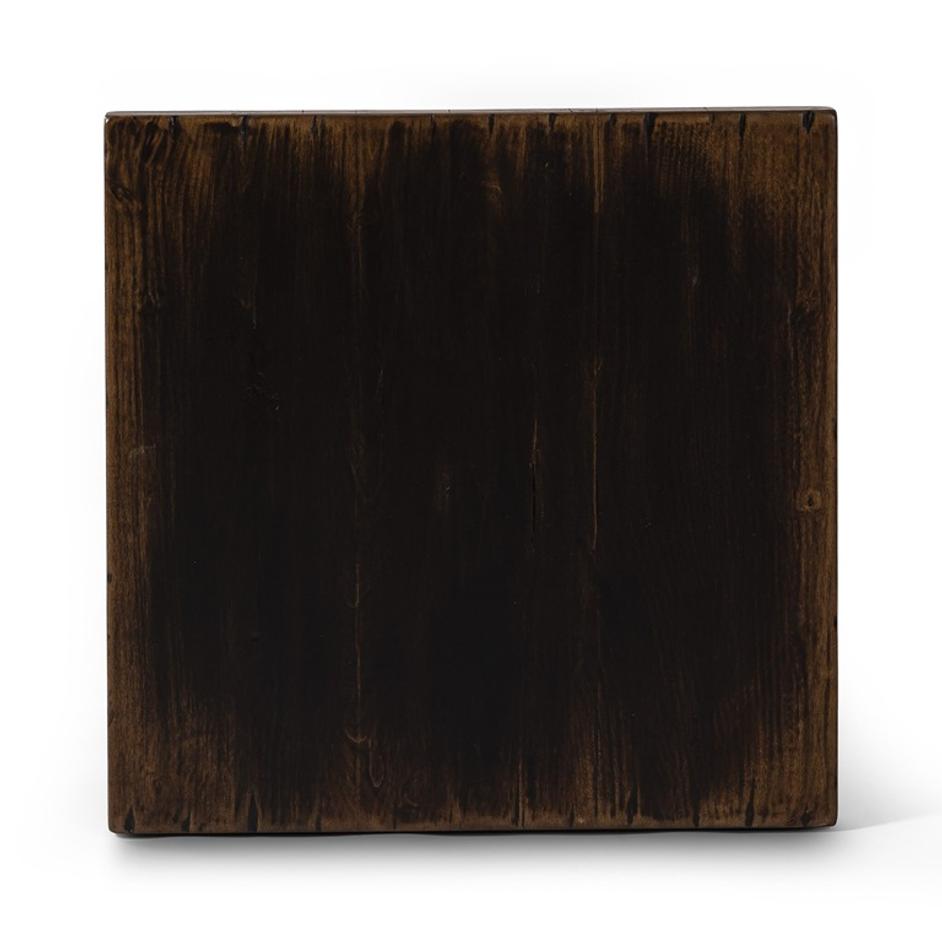 Rinda End Table - Distressed Walnut by Four Hands