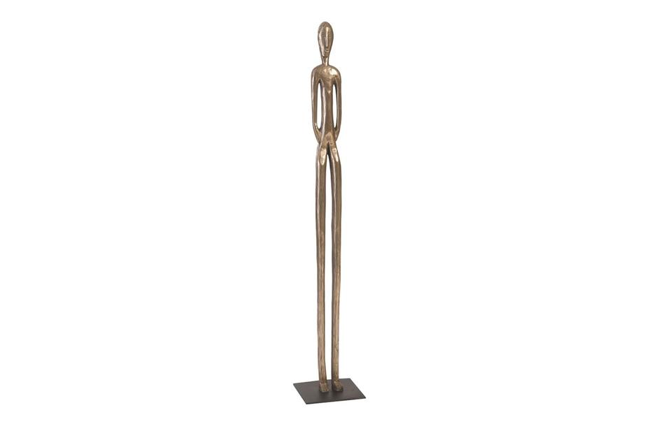 Bulol Sculpture, Polished Bronze, Small by PHILLIPS COLLECTION
