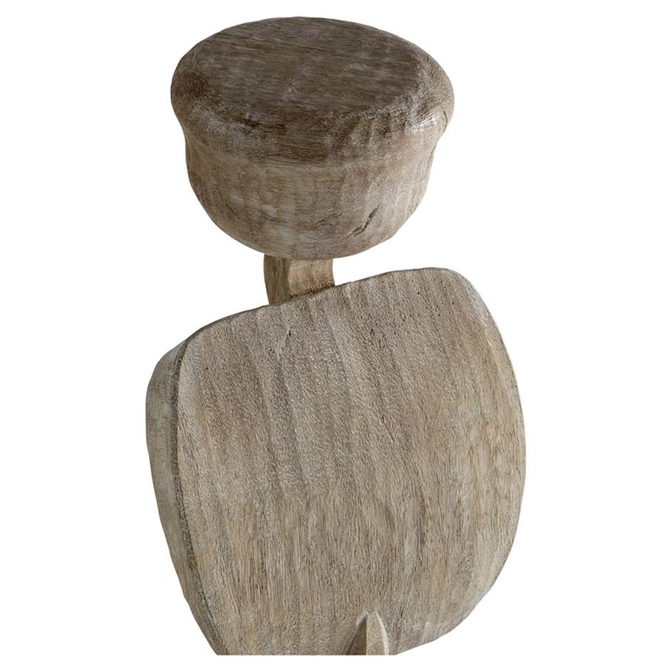 Chakra Sculpture | Weathered Grey - Medium by Cyan Design