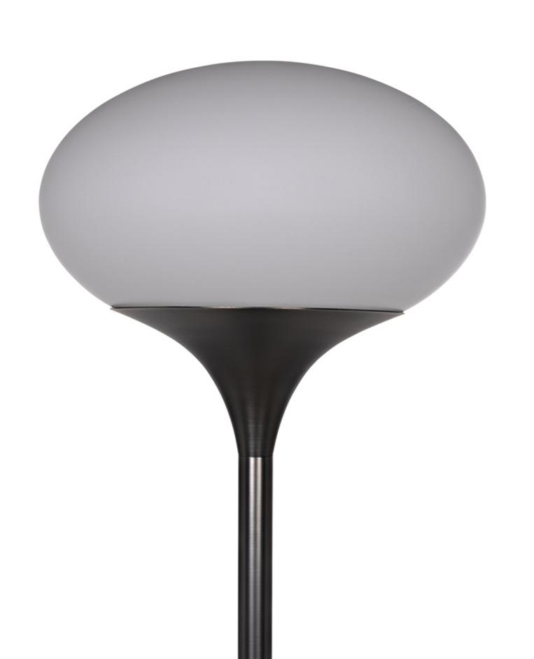 Drop Floor Lamp, Gun Metal Finish by Noir Furniture