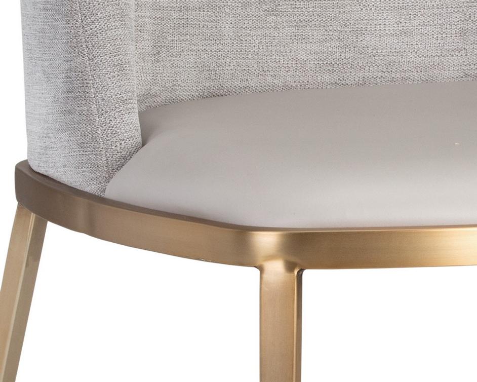 Dover Dining Chair - Napa Stone / Polo Club Stone by Sunpan