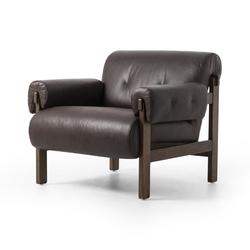 Cora Chair - Conroe Cigar by Four Hands