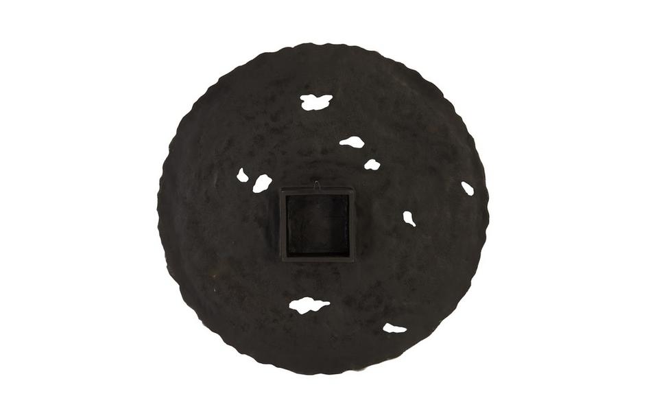 Molten Disc Wall Art, Silver Leaf, Large by PHILLIPS COLLECTION