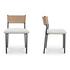 Foley Dining Chair White Set Of Two by Moes Home