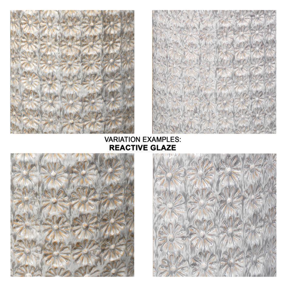 Wildflower Indoor/Outdoor Ceramic Side Table, Cream by Jamie Young