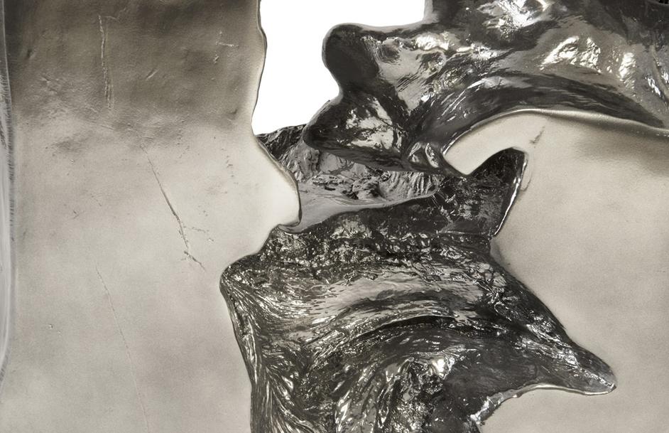 Plateada Hollow Console, Liquid Silver by PHILLIPS COLLECTION