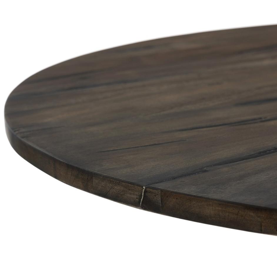 Rivi Large End Table In Antique Belgium Bleach by Four Hands