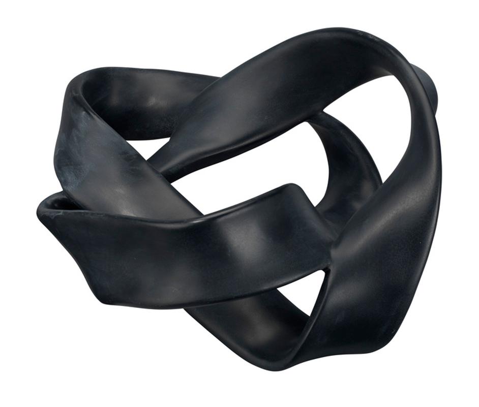 Tangled Resin Decorative Table Object, Black by Jamie Young