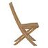 Quay Outdoor Patio Teak Folding Chair In Natural by Modway Furniture