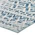Burket Tamako Diamond And Chevron Moroccan Trellis 5X8 Indoor / Outdoor Area Rug In Ivory And Blue by Modway Furniture