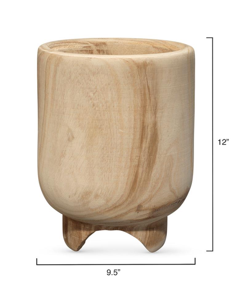 Canyon Wooden Decorative Vase by Jamie Young