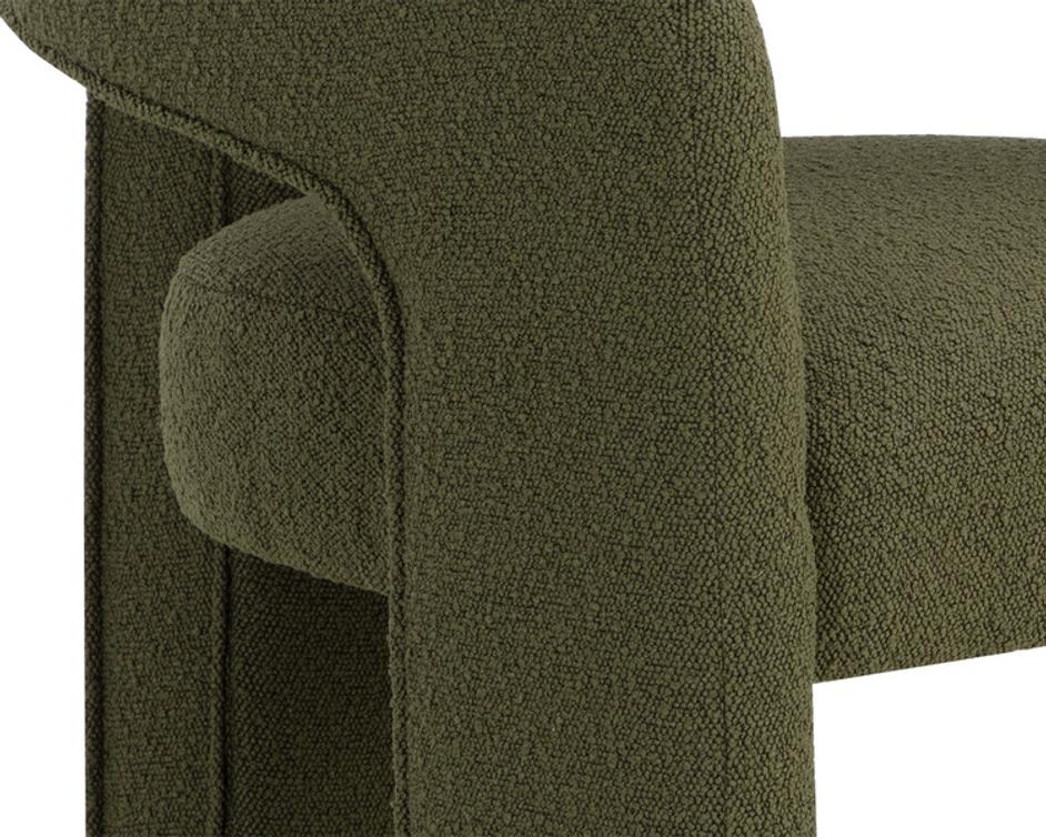 ISIDORE DINING ARMCHAIR - COPENHAGEN OLIVE by Sunpan