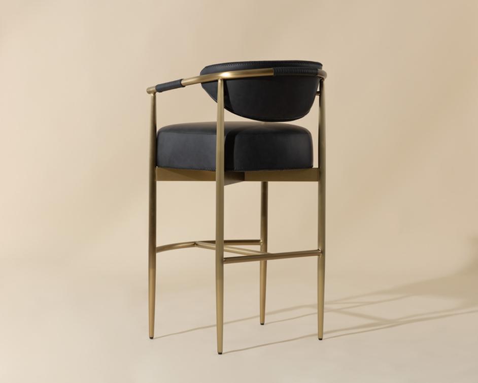 HELOISE BARSTOOL - BRAVO BLACK by Sunpan